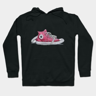 Maroon Red Sneakers Hoodie